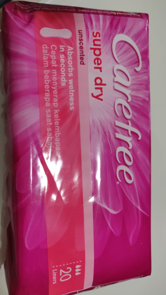 Carefree super dry Panti Liner on 50% BIZpaye